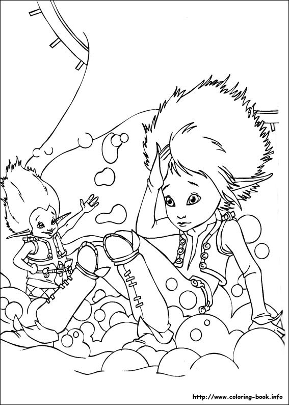 Arthur and the minimoys coloring picture